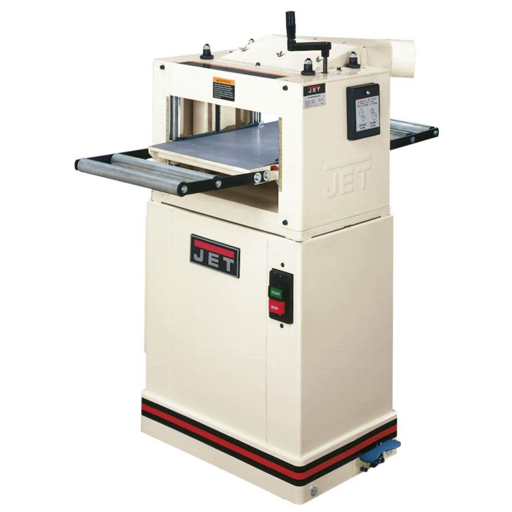 Benchtop Planer with Straight Blade, Brushless Motor, 20-in Maximum Board Width, Cast Iron Table and Base, 3 Cutter Head Design 708524