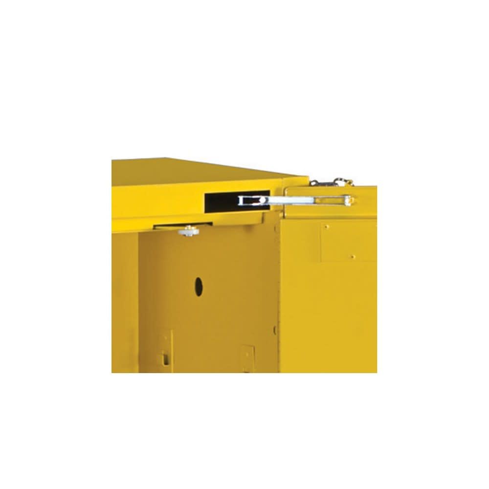 12 Gallon Yellow Steel Self Close Flammable Cabinet 891220