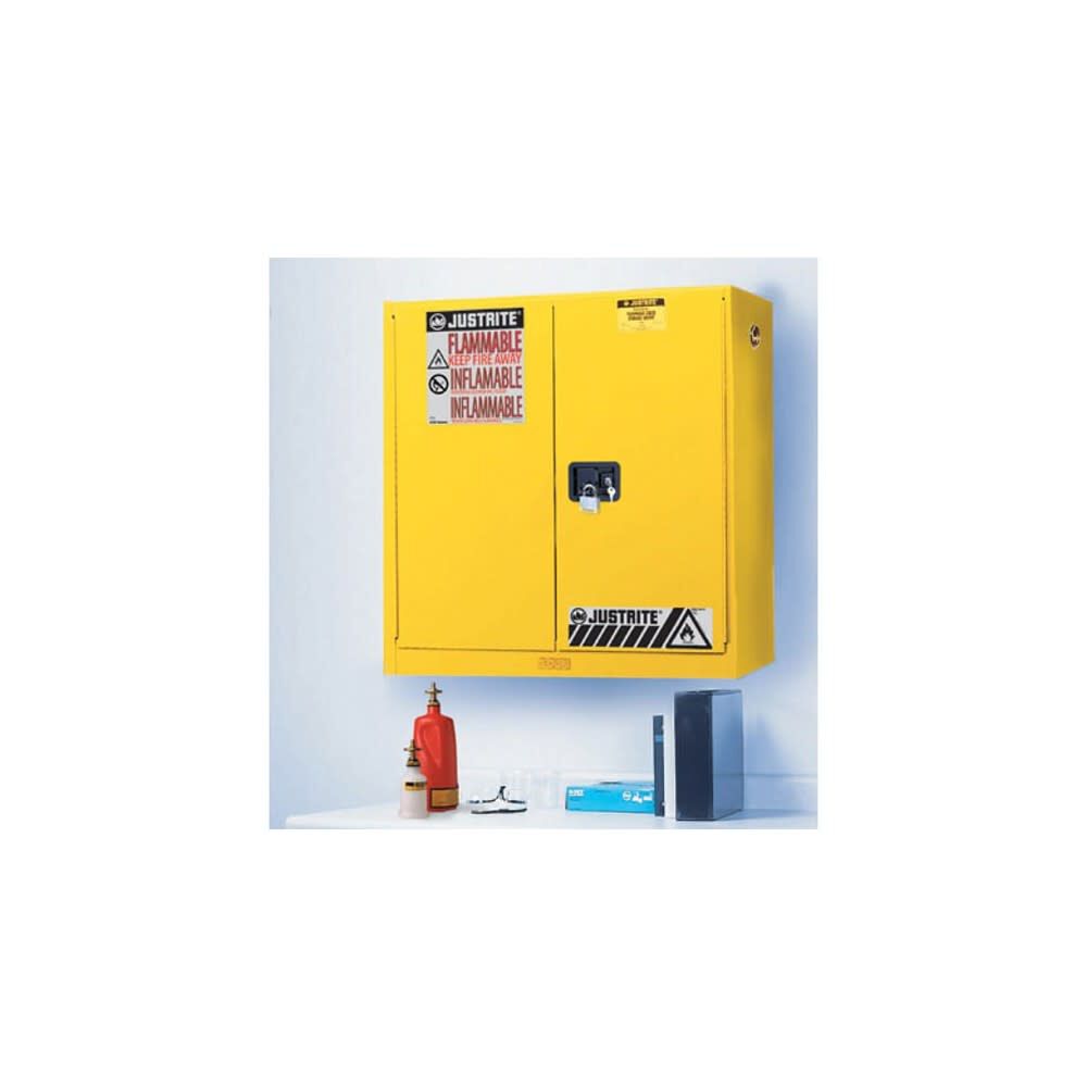 20 Gallon Yellow Manual Close Flammable Cabinet 893400