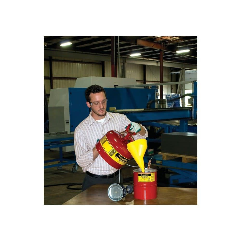 2.5 Gal Steel Safety Red Gas Can Type I with Funnel 7125110