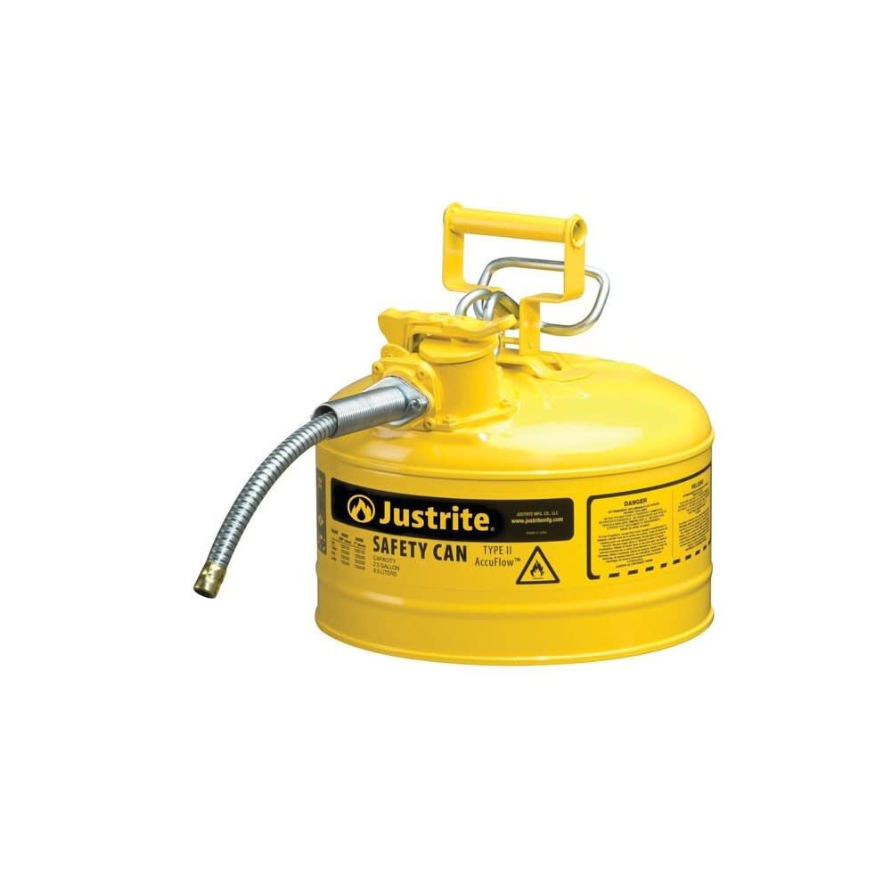 2.5 Gal Steel Safety Yellow Diesel Fuel Can Type II 7225220