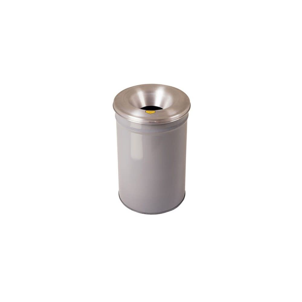 30 Gallon Gray Waste Receptacle Safety Drum Can 26630G