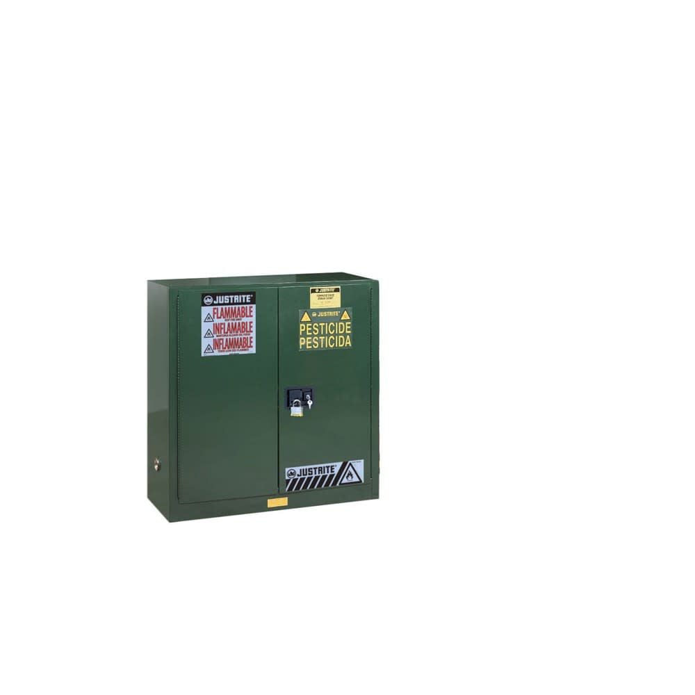 30 Gallon Green Manual Close Safety Cabinet 893004