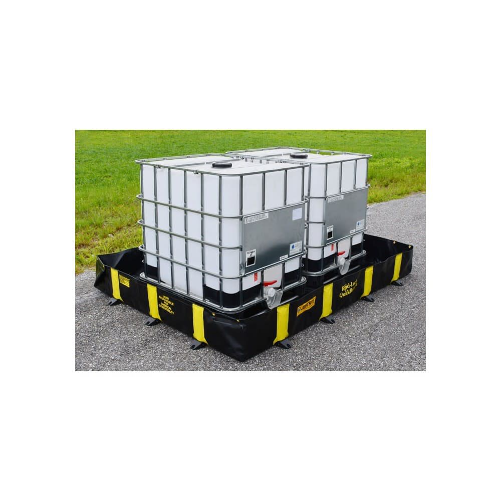 355 Gallon Spill Drive Over Berm 6 ft x 8 ft x 12 in Black 28516