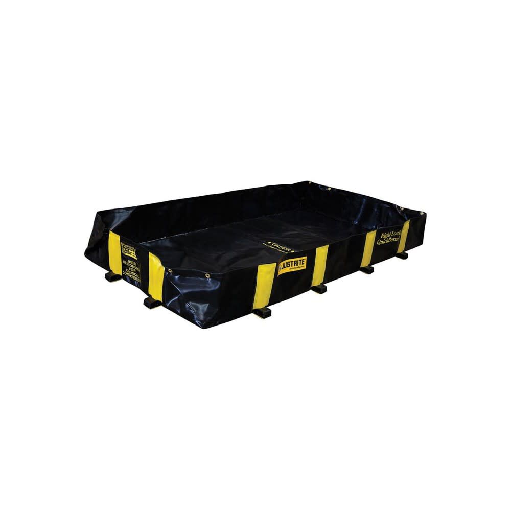 355 Gallon Spill Drive Over Berm 6 ft x 8 ft x 12 in Black 28516