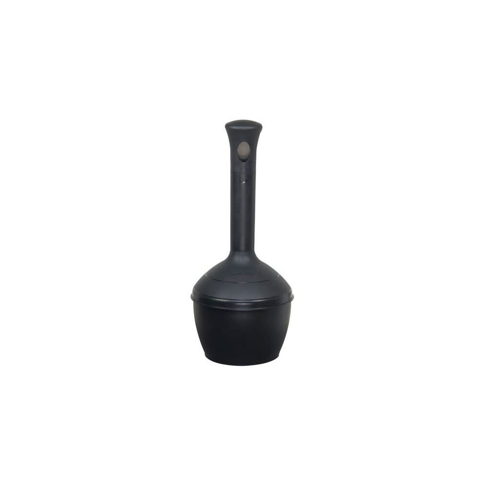 4 Gallon Eco Black Plastic Outdoor Ashtray 268503
