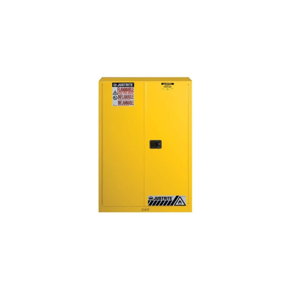 45 Gallon Yellow Manual Close Flammable Cabinet 894500