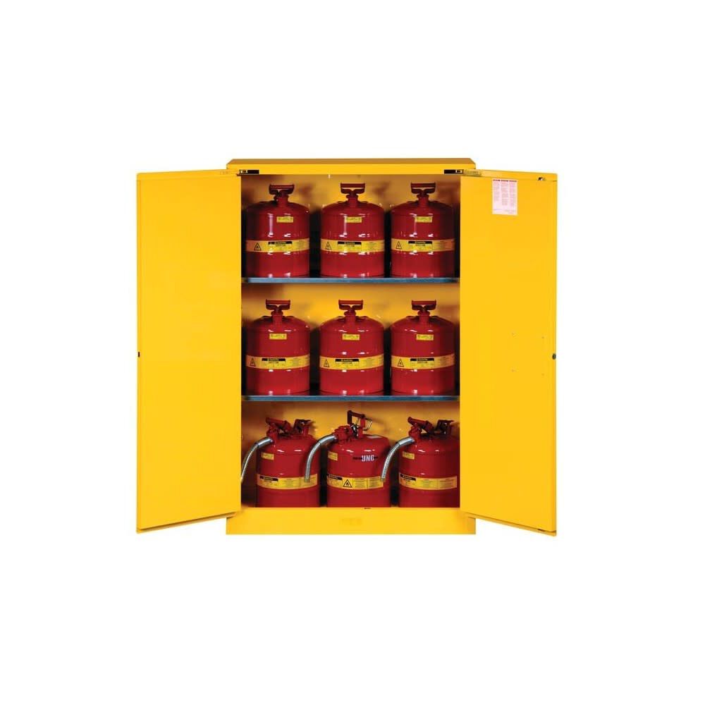 45 Gallon Yellow Self Close Flammable Cabinet 894520