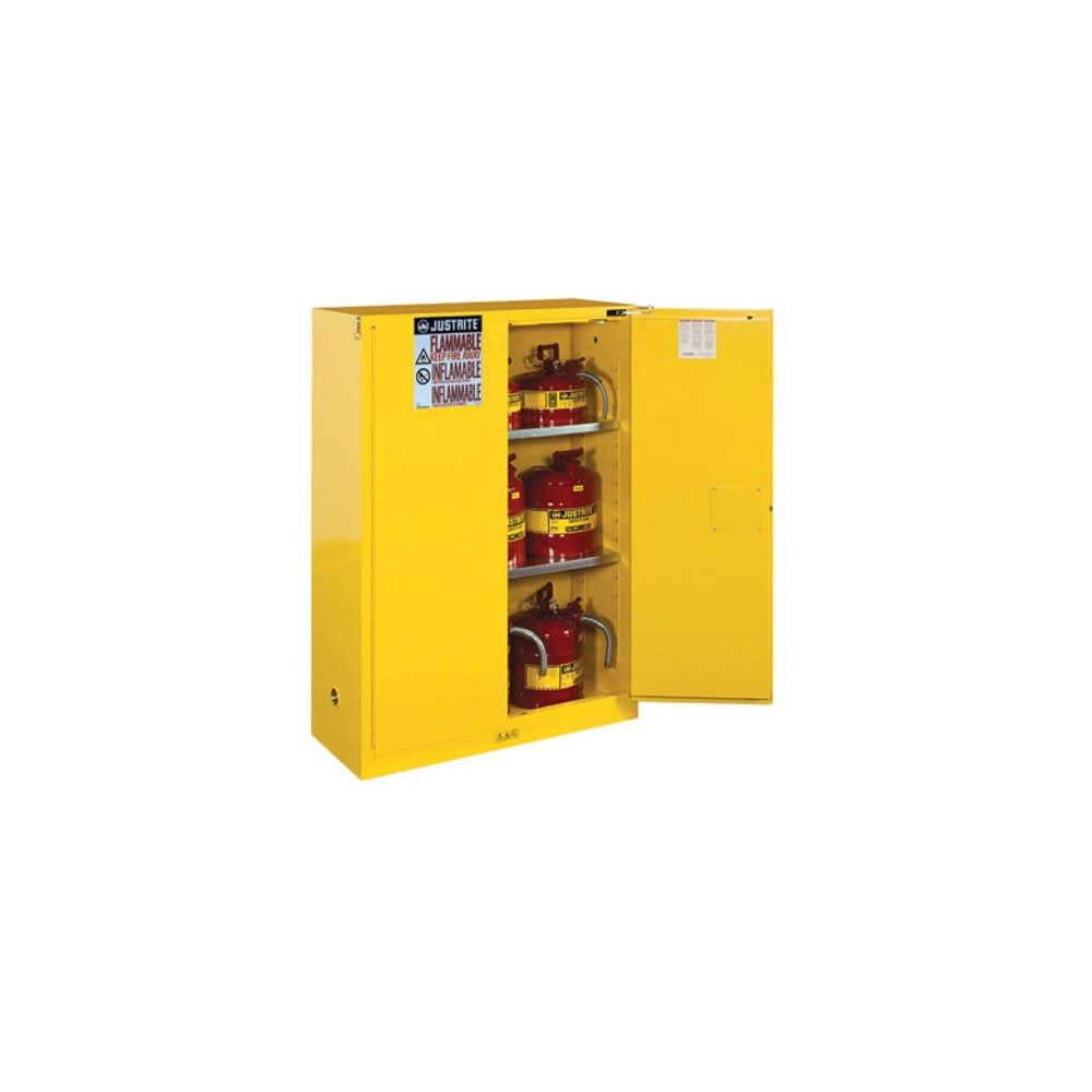 45 Gallon Yellow Self Close Flammable Cabinet 894520