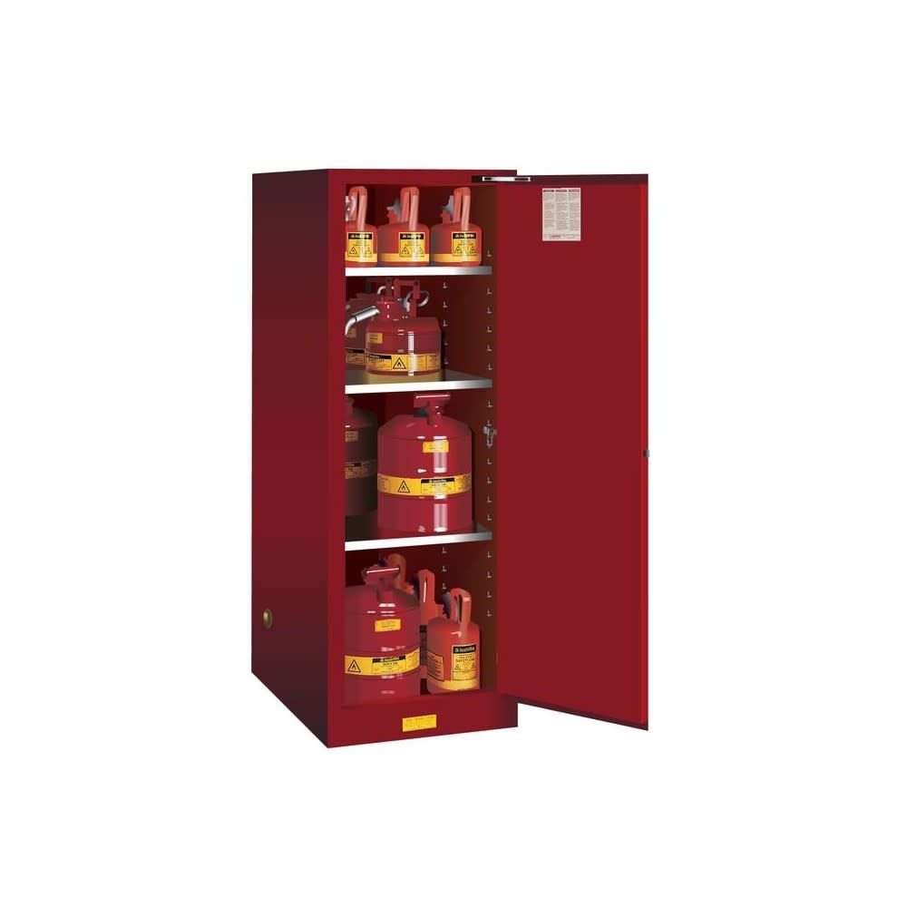 54 Gallon Red Steel Self Close Flammable Cabinet 895421
