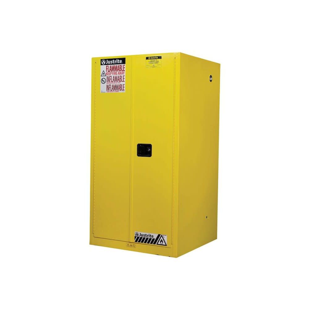 60 Gallon Yellow Steel Manual Close Flammable Cabinet 896000