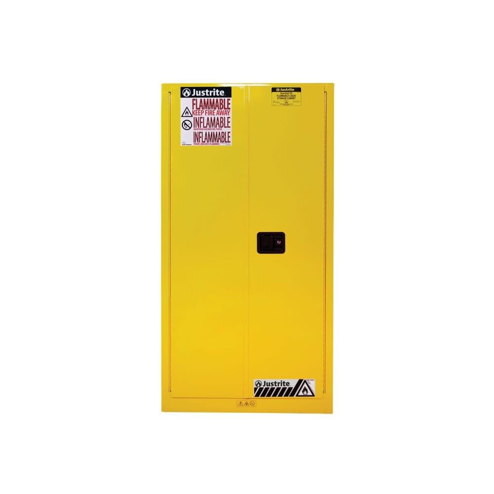 60 Gallon Yellow Steel Self Close Flammable Cabinet 896020
