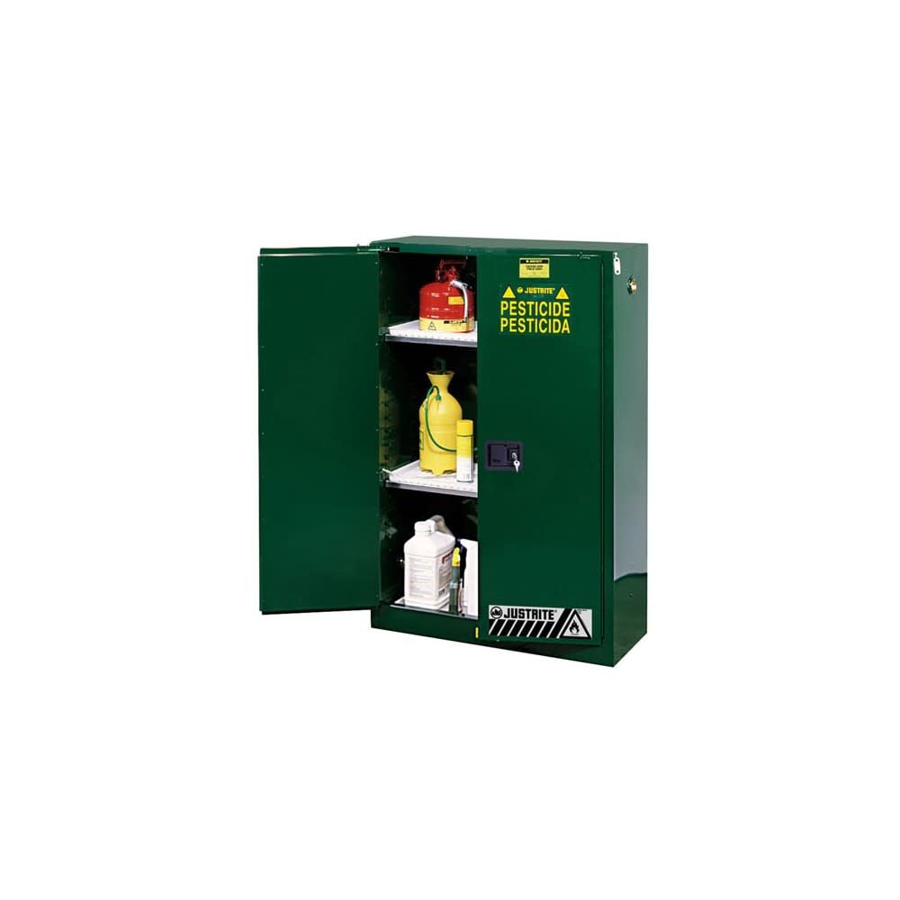 90 Gallon Green Manual Close Safety Cabinet 899004