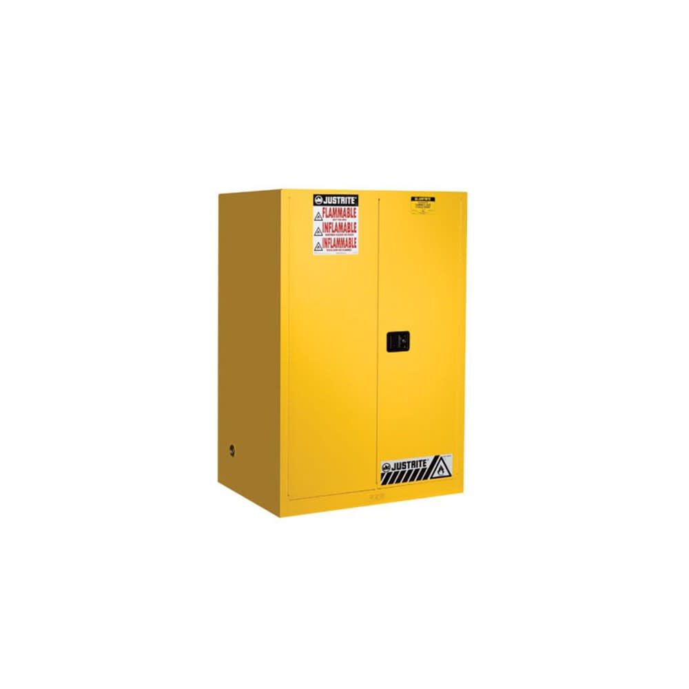 90 Gallon Yellow 2 Doors Self Close Flammable Cabinet 899020