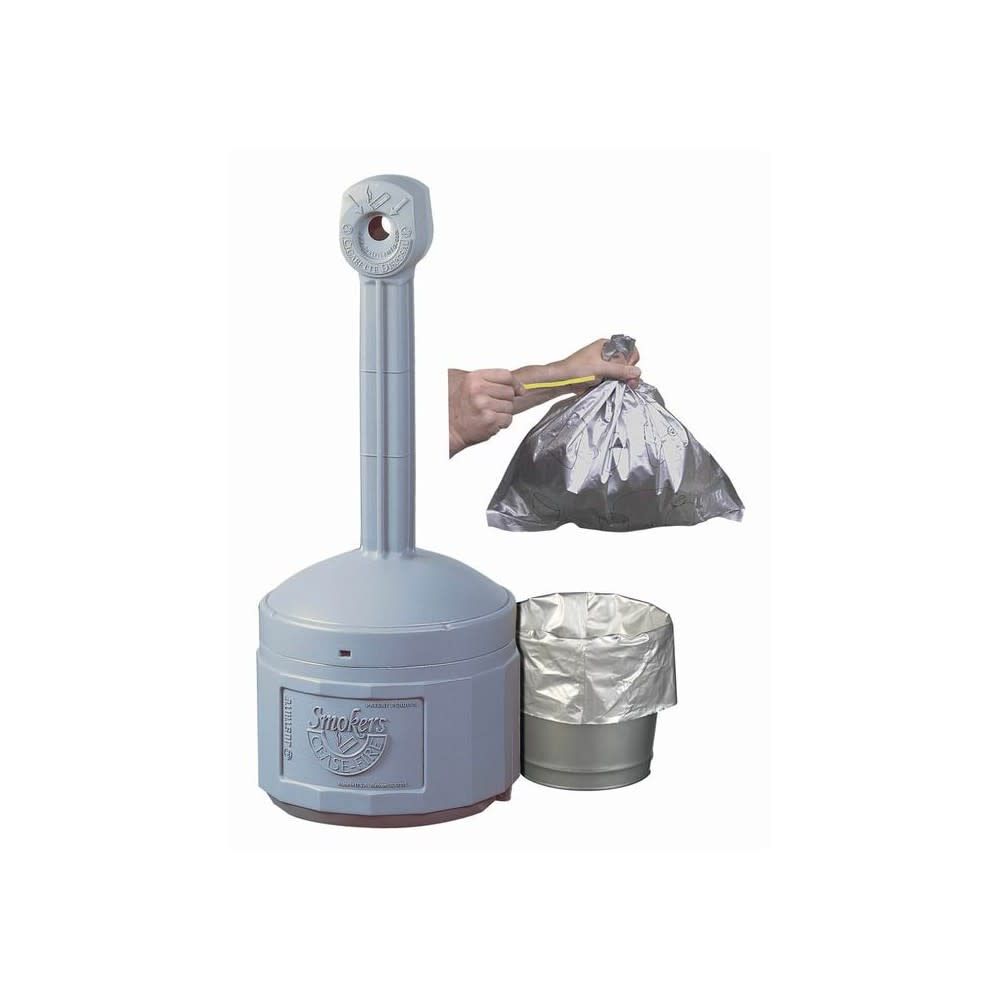 Disposable Bucket Liner for Outdoor Ashtray & Butt Receptacles 10pk 26827