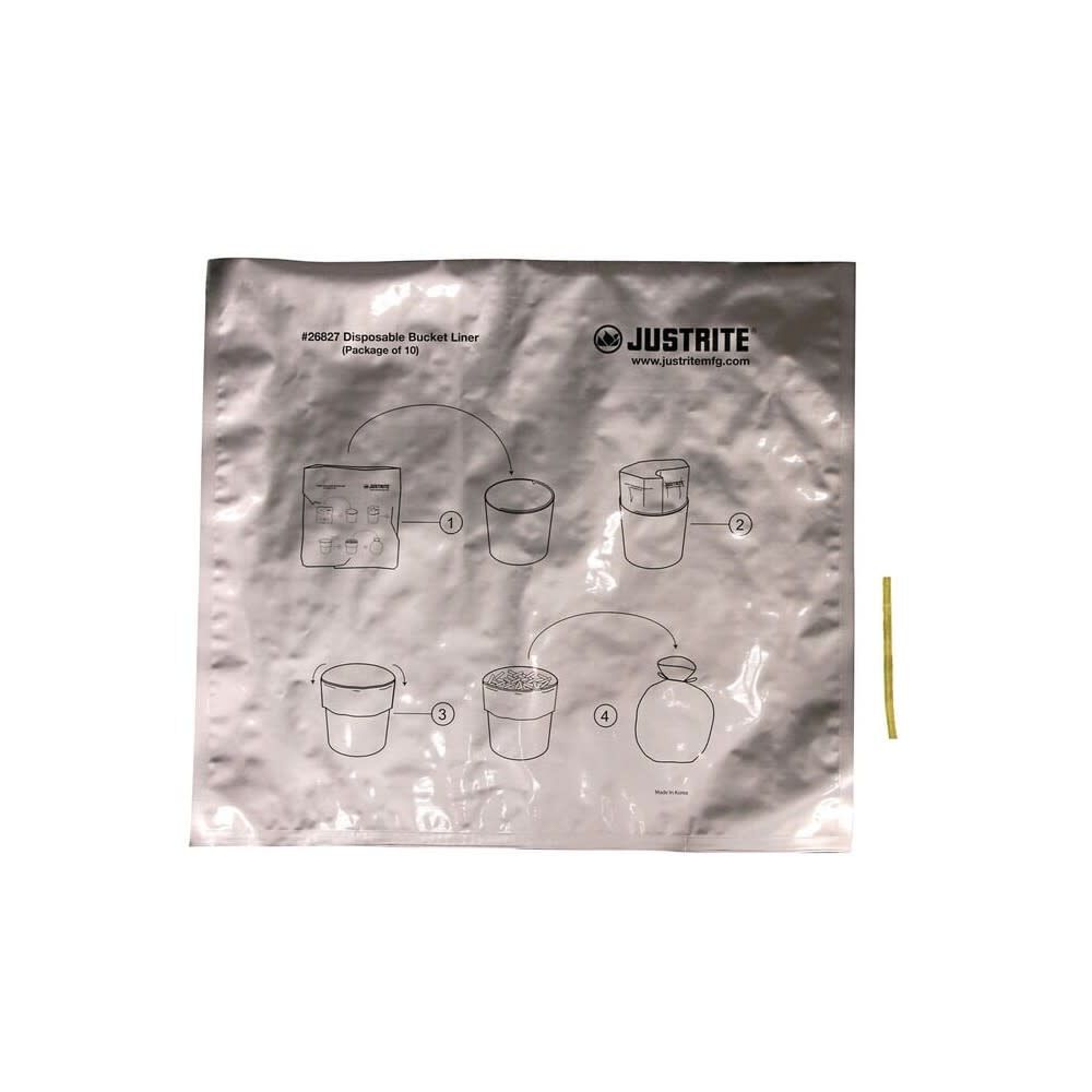 Disposable Bucket Liner for Outdoor Ashtray & Butt Receptacles 10pk 26827