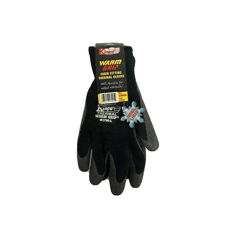 Acrylic Thermal Knit & Latex Palm Glove