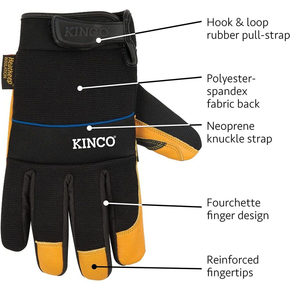 Premium Grain Goatskin & Synthetic Hybrid Glove 102HKK520
