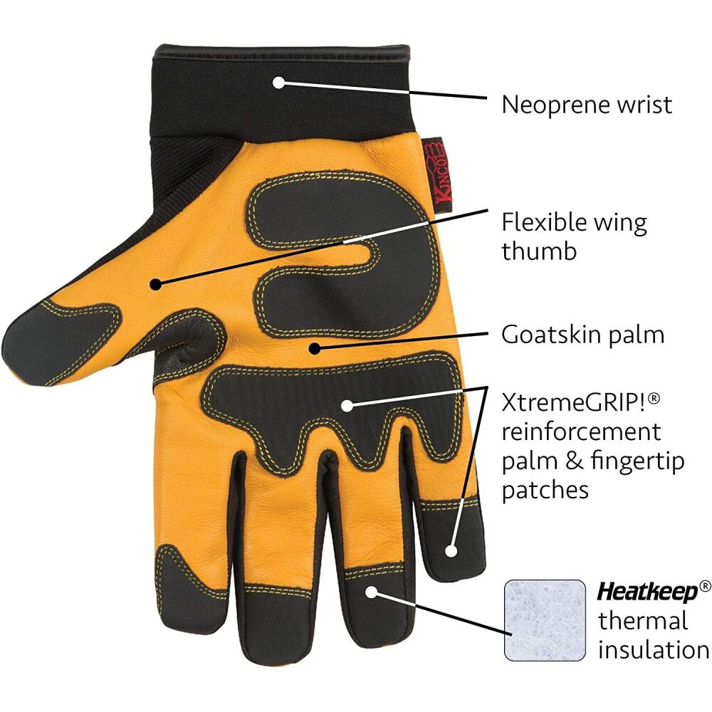 Premium Grain Goatskin & Synthetic Hybrid Glove 102HKK520