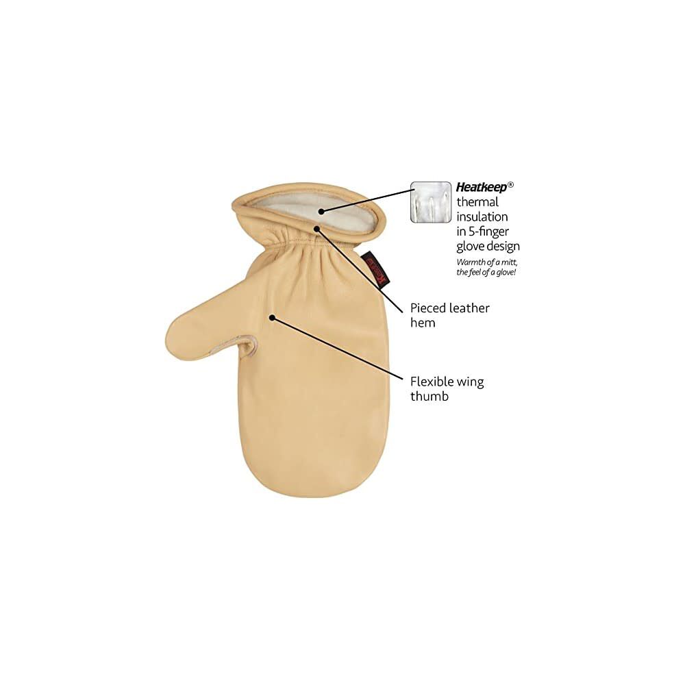 Tan Axeman Grain Cowhide Mitt Glove 1930K520