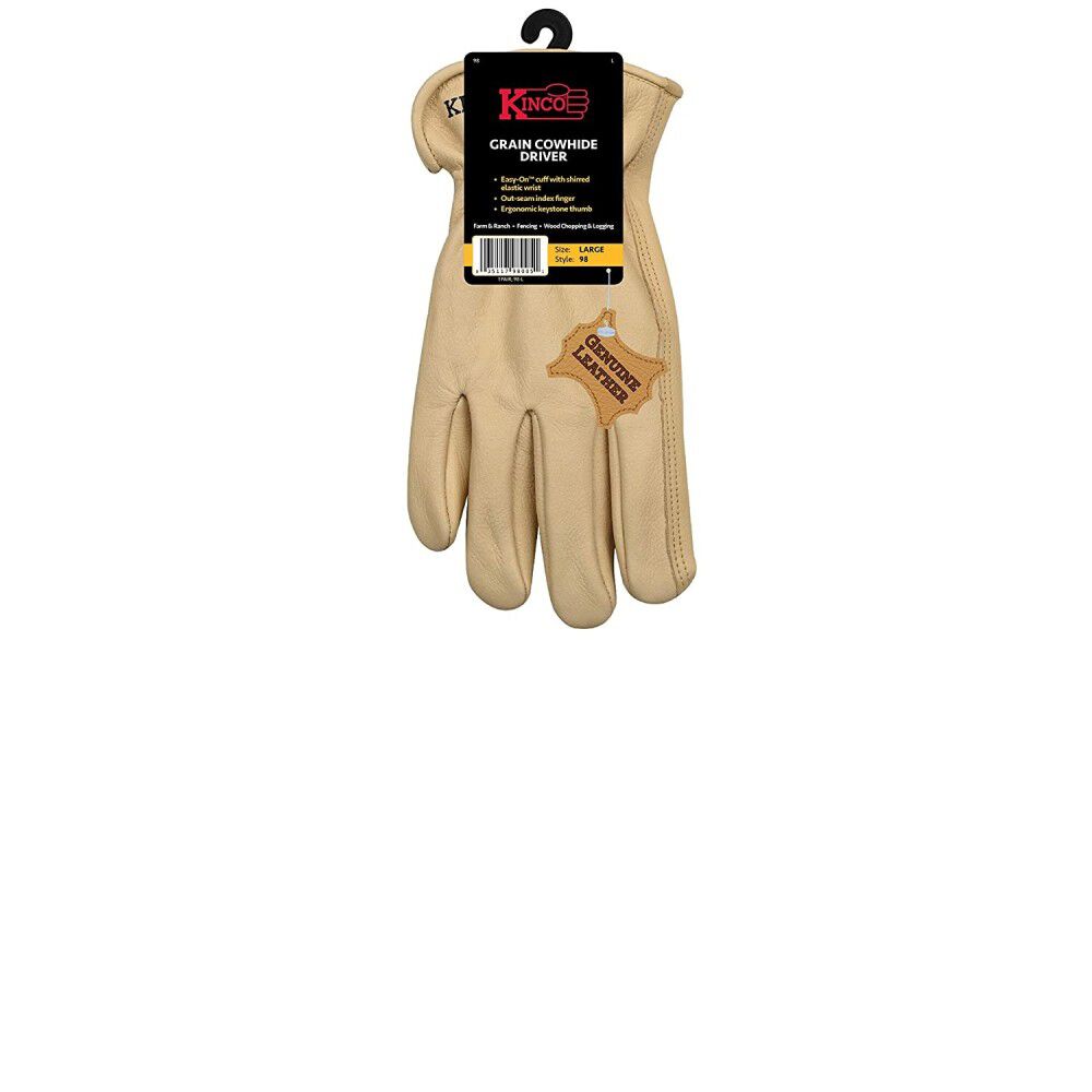 Tan Full Grain Cowhide Driver Glove 98K520