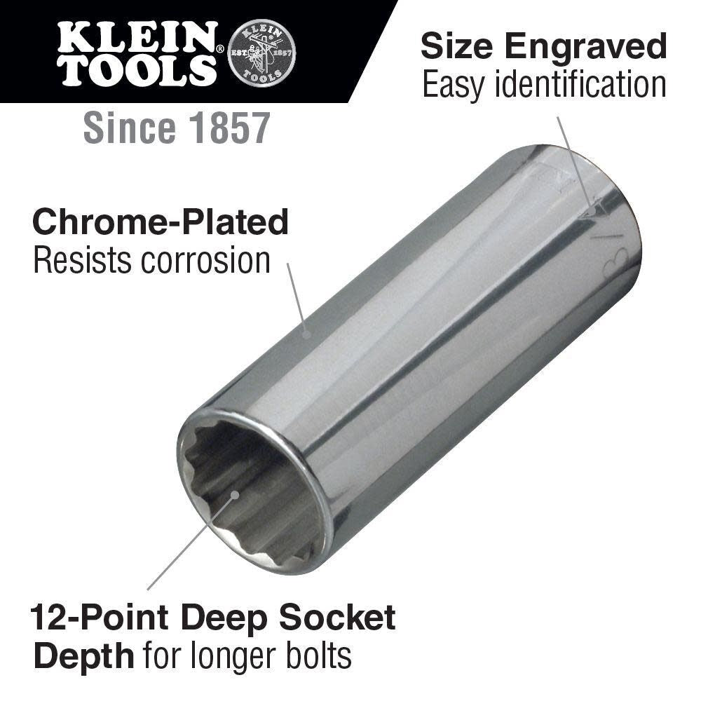 13/16in Deep 12-Pt Socket 1/2in Drive 65830