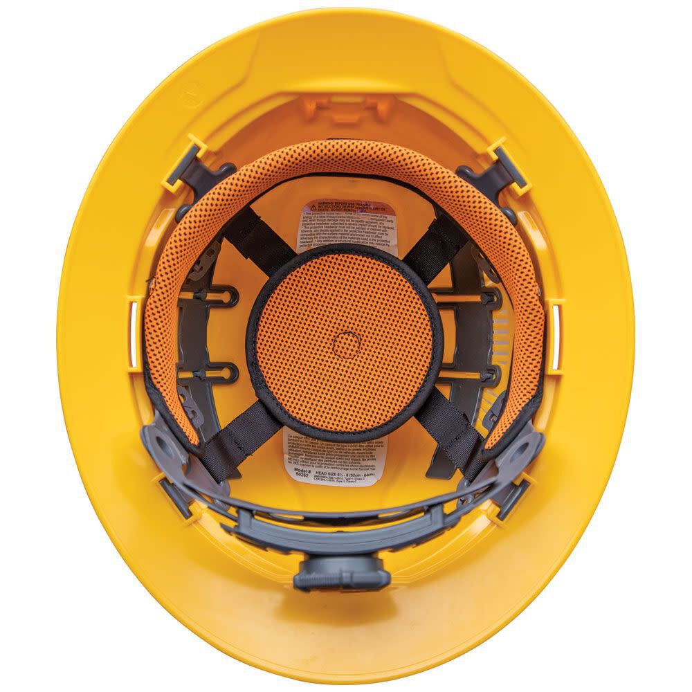 Hard Hat Vented Full Brim Yellow 60262