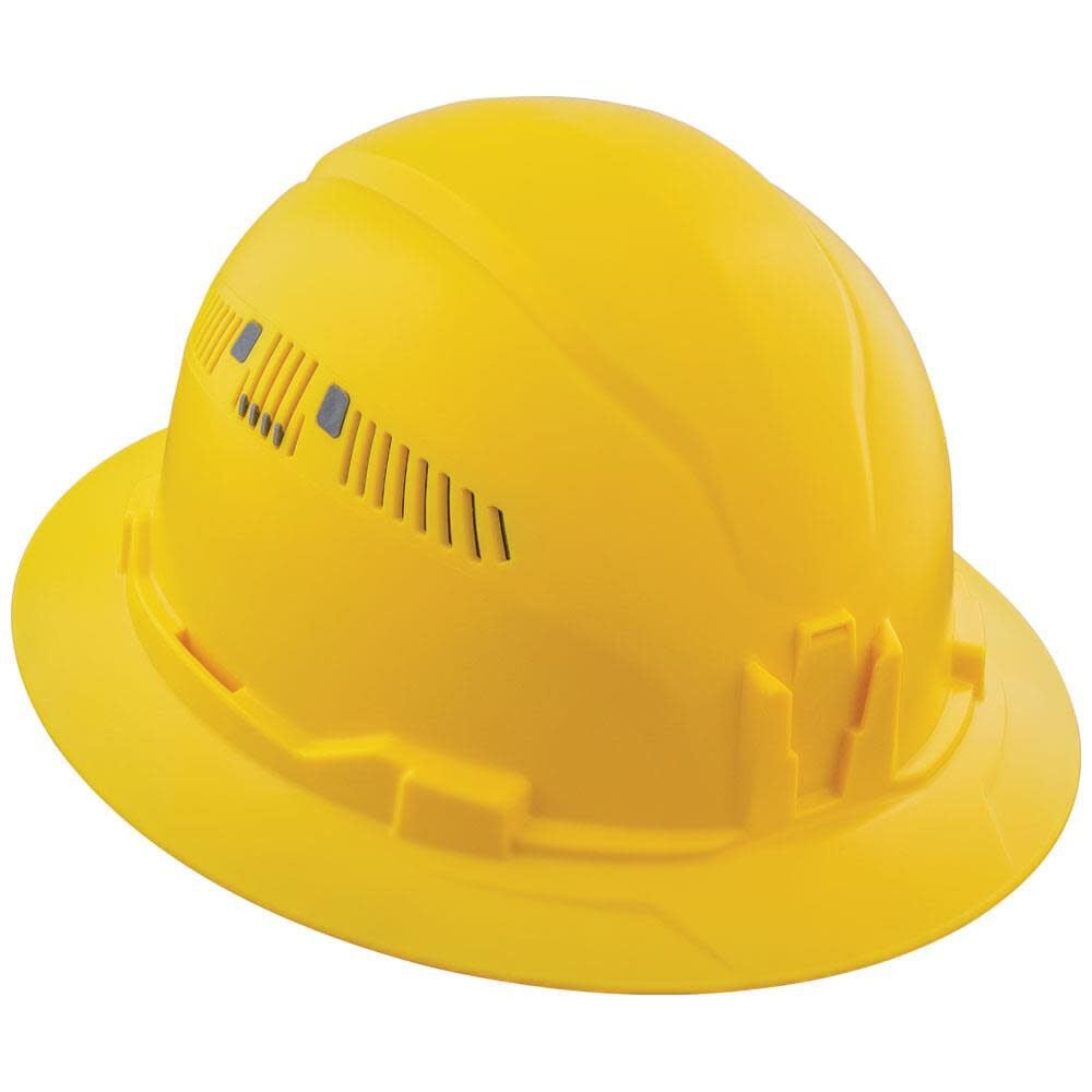 Hard Hat Vented Full Brim Yellow 60262