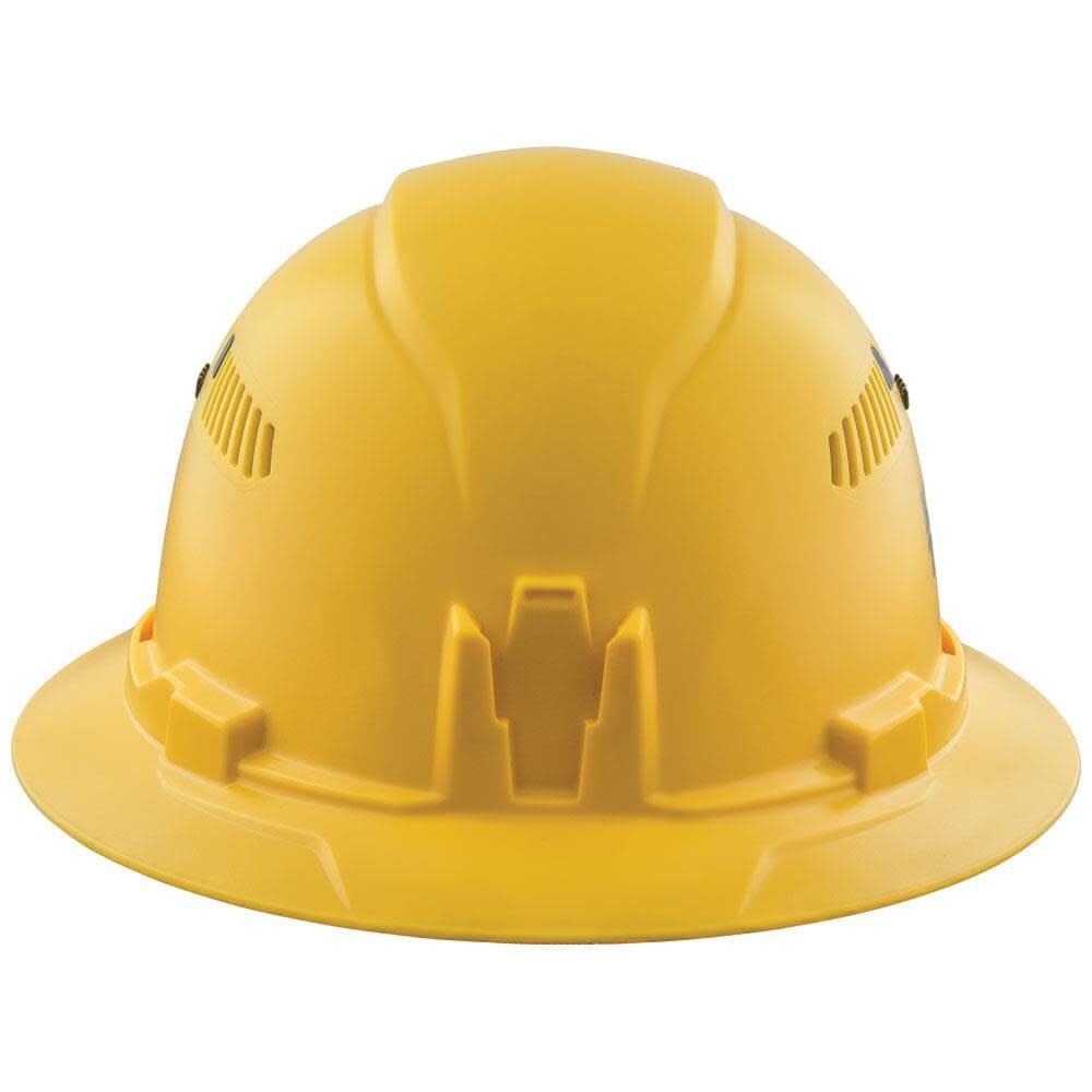 Hard Hat Vented Full Brim Yellow 60262