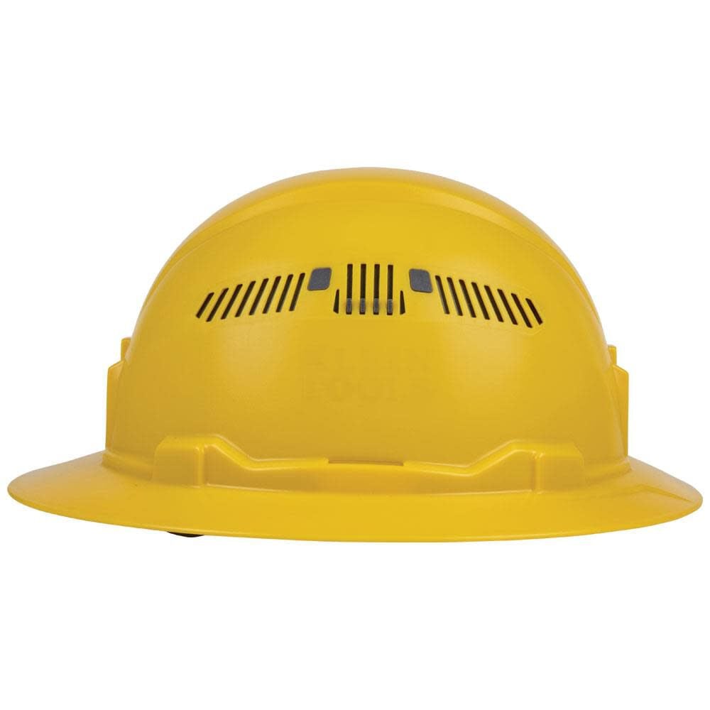 Hard Hat Vented Full Brim Yellow 60262
