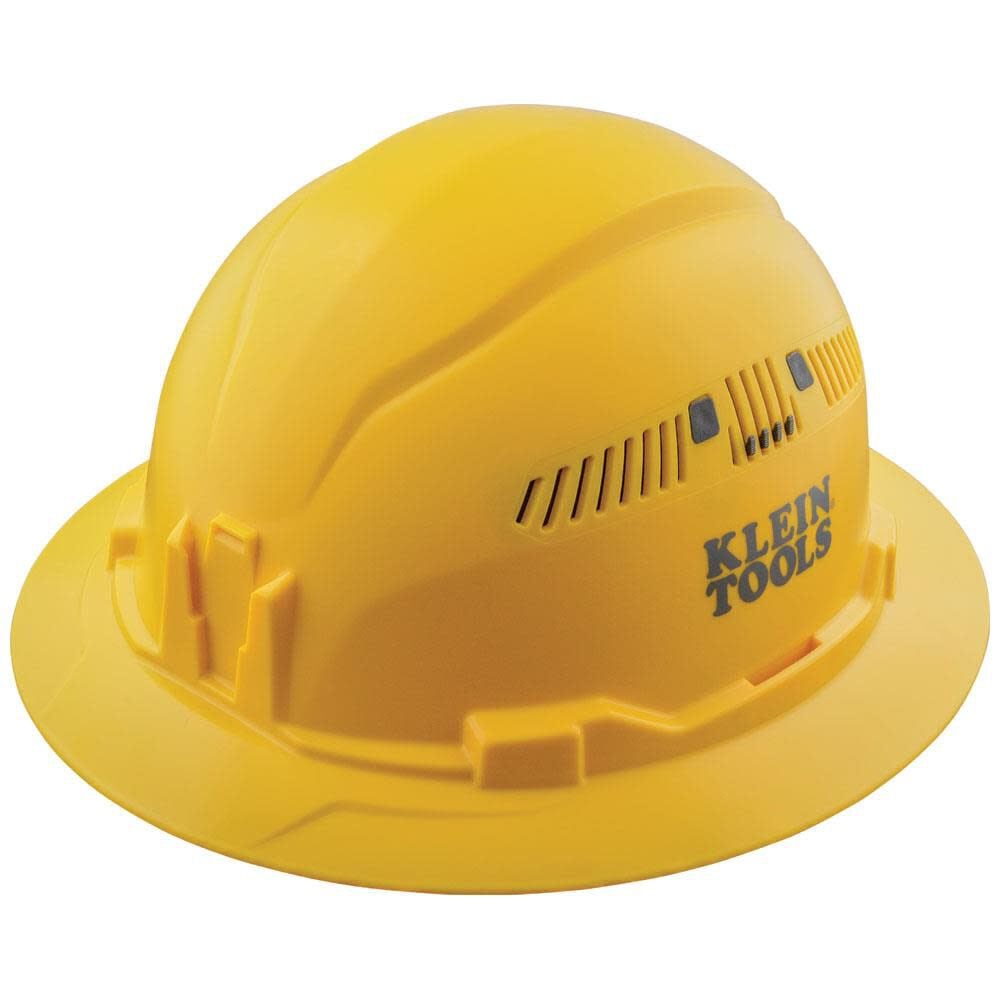 Hard Hat Vented Full Brim Yellow 60262