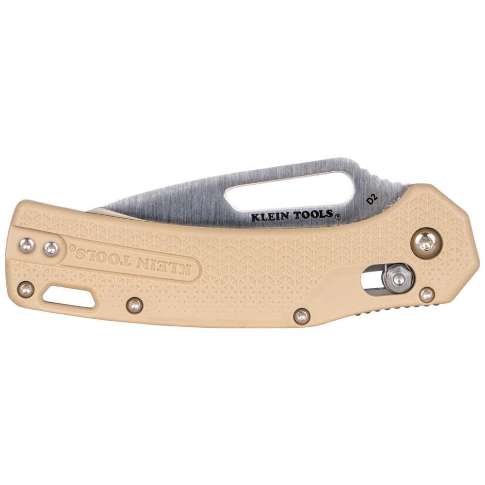 KTO Drop Point Blade Knife, Sand OGK000TNT