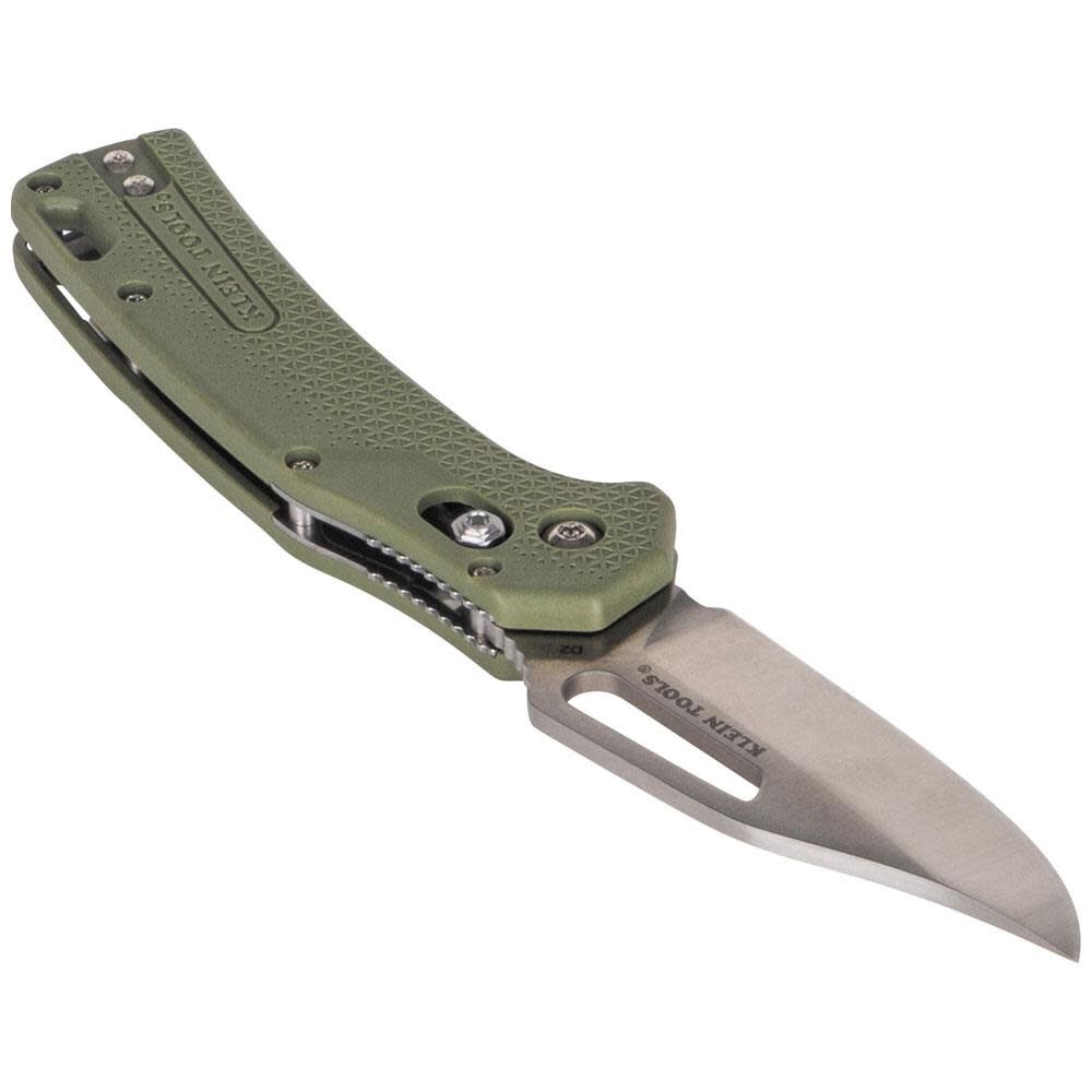 KTO Drop Point Knife, Moss Green OGK002GNT