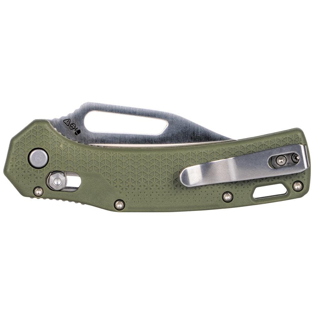 KTO Drop Point Knife, Moss Green OGK002GNT