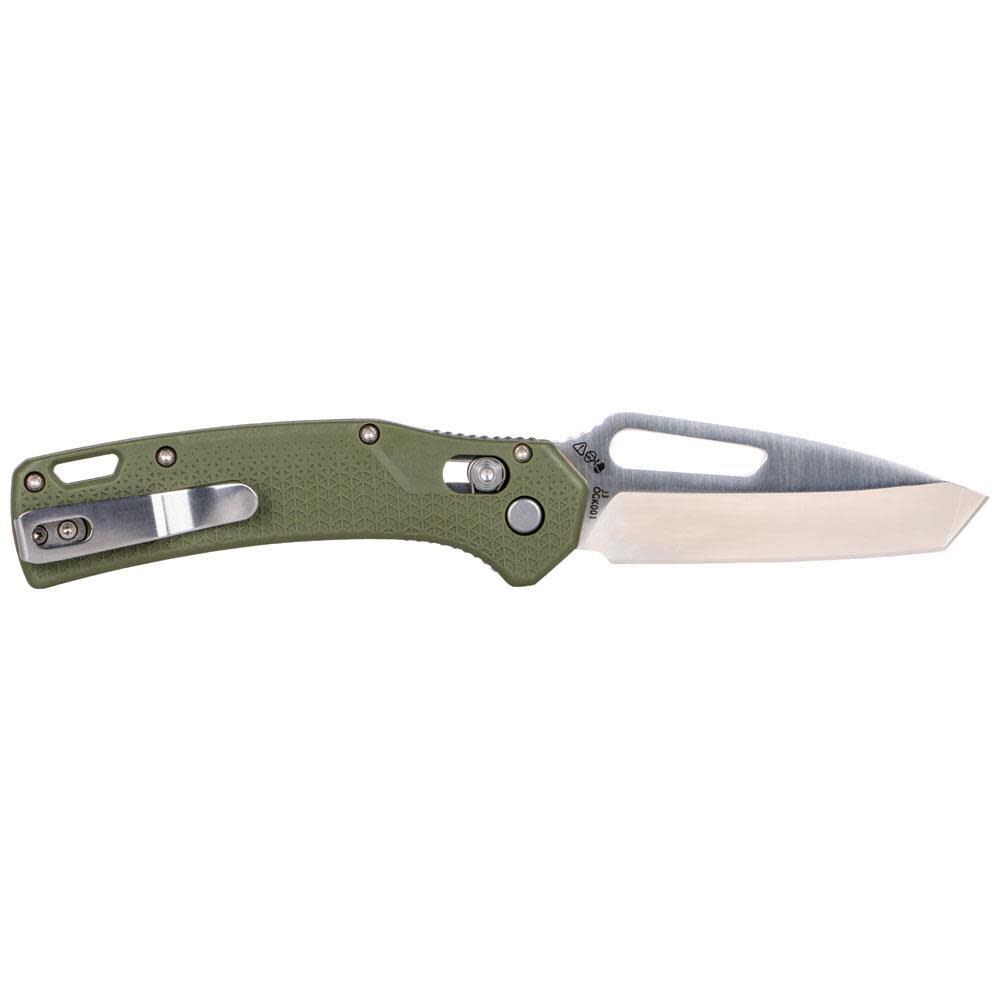 KTO Tanto Blade Knife, Moss Green OGK001GNT