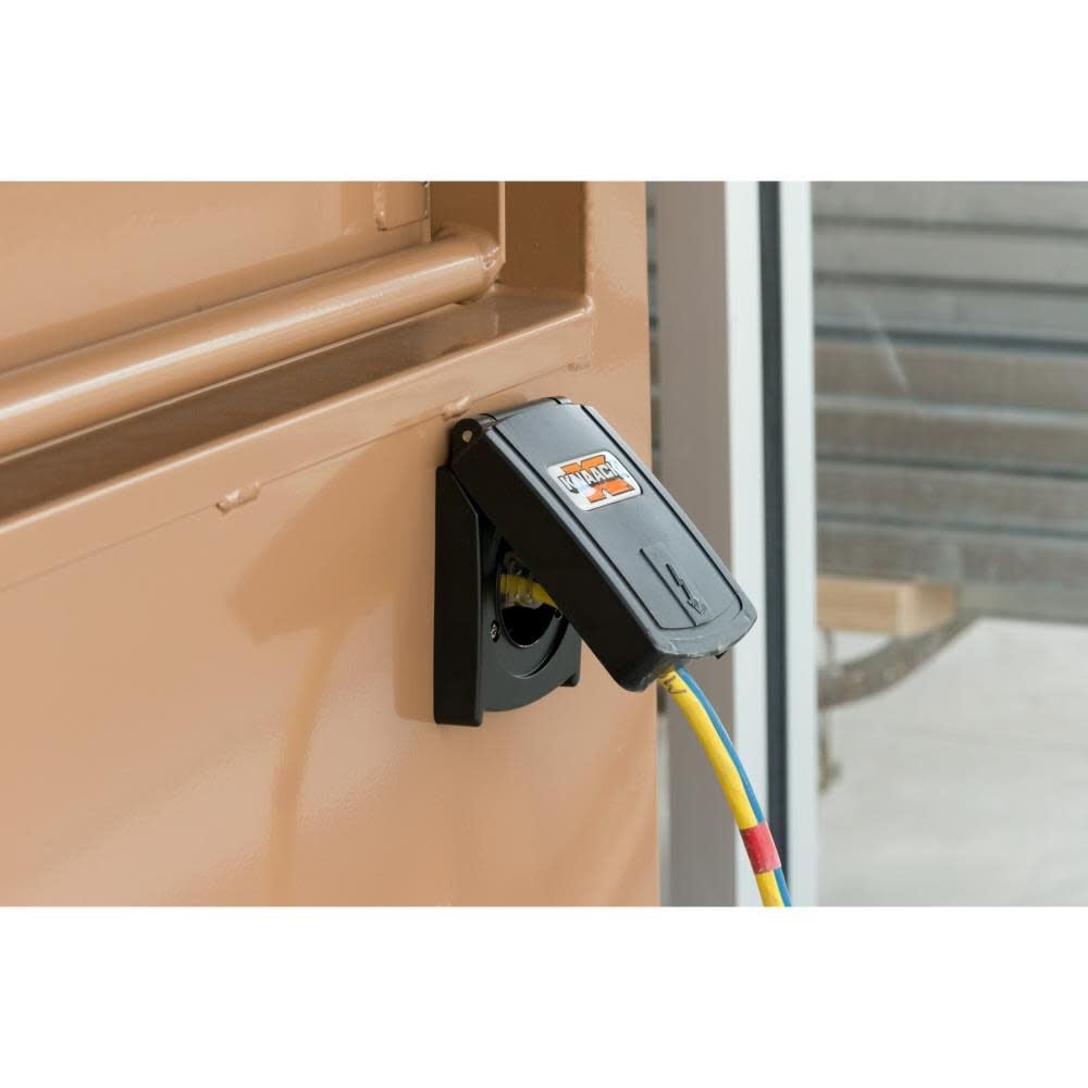 DataVault Mobile Digital Plan Station 55-in W x 30-in L x 75-in H Bronze Steel Jobsite Box 118-01