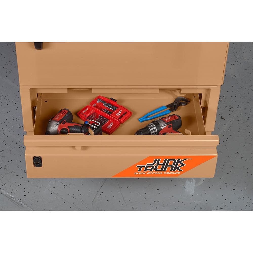 DataVault 26.9-in W x 39.3-in L x 48.3-in H Brown Steel Jobsite Box 118-M