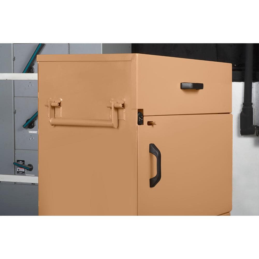 DataVault 26.9-in W x 39.3-in L x 48.3-in H Brown Steel Jobsite Box 118-M