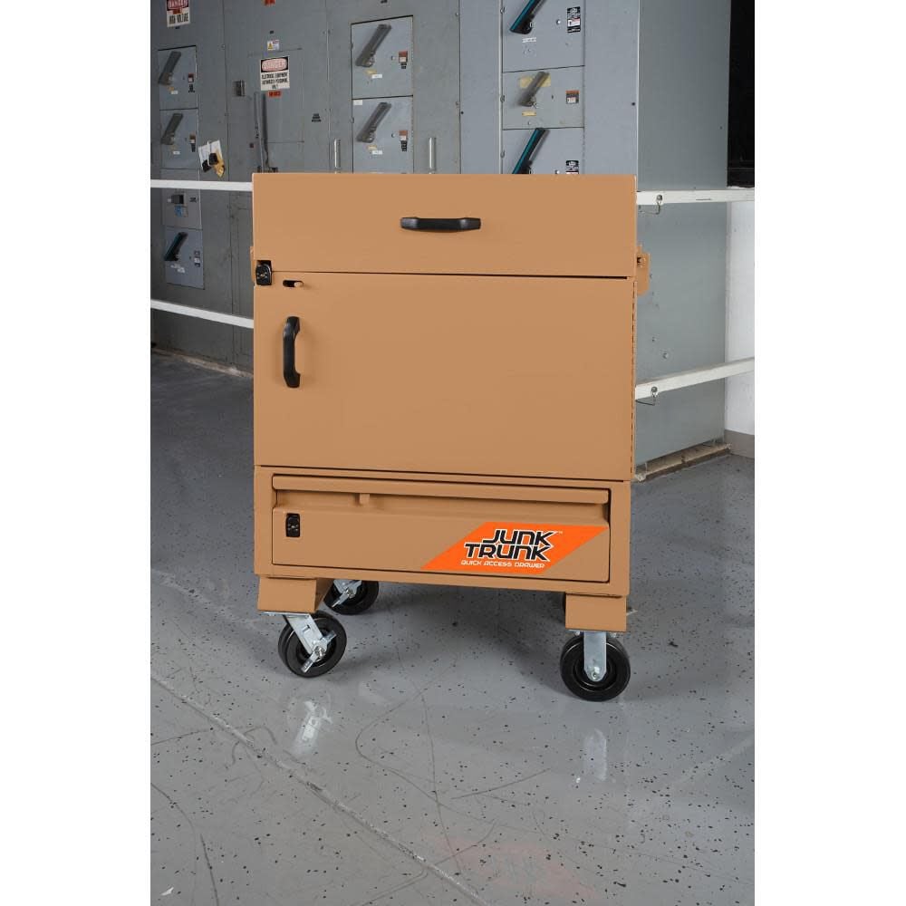 DataVault 26.9-in W x 39.3-in L x 48.3-in H Brown Steel Jobsite Box 118-M