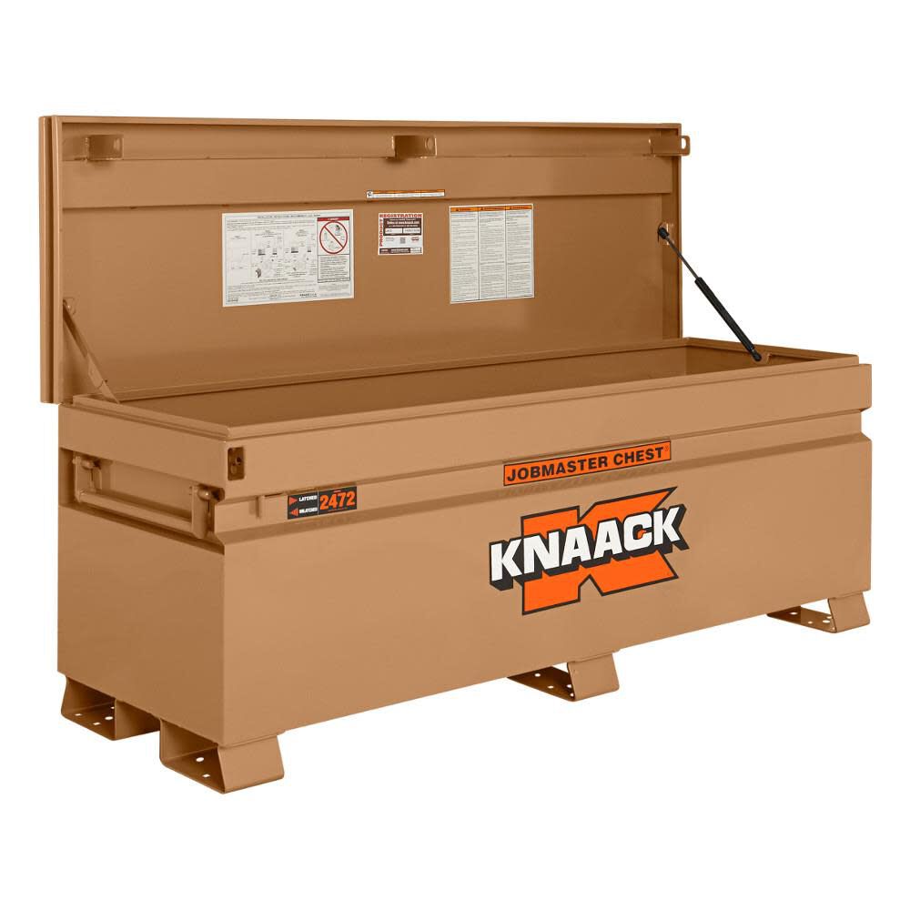 JOBMASTER 24-in W x 72-in L x 28.25-in H Bronze Steel Jobsite Box 2472