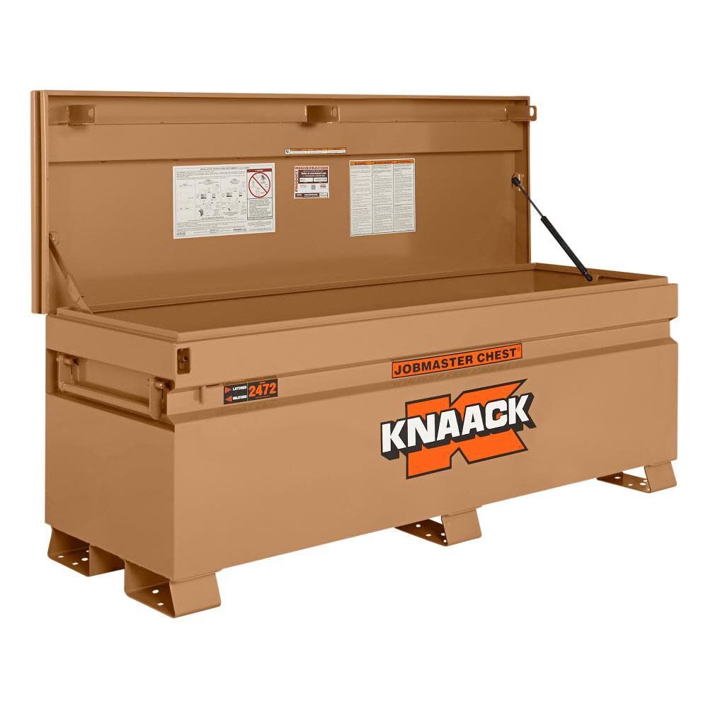 JOBMASTER 24-in W x 72-in L x 28.25-in H Bronze Steel Jobsite Box 2472