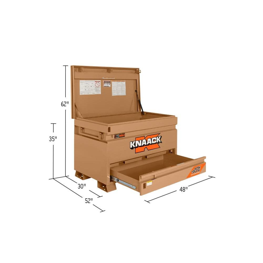 JOBMASTER 48-in W x 30-in L x 35-in H Bronze Steel Jobsite Box 4830-D