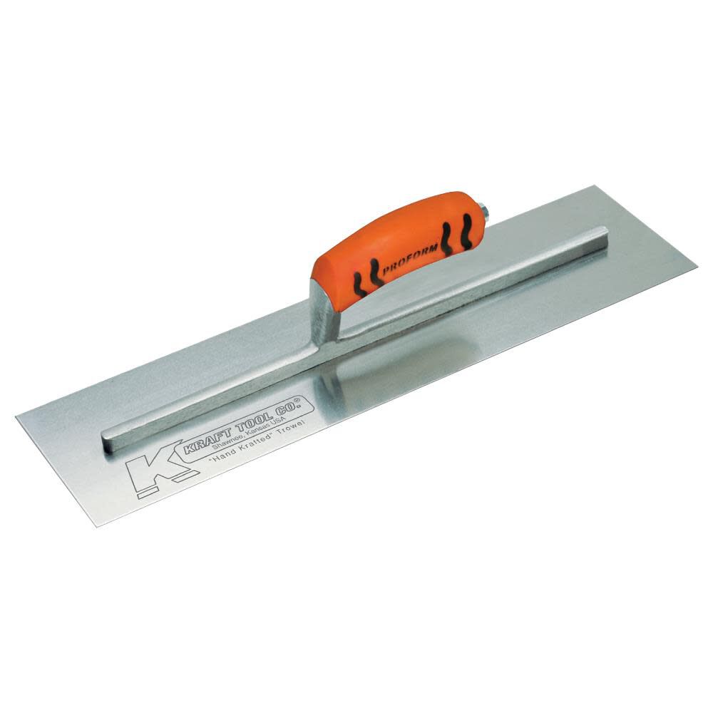 10 In. x 4 In. Carbon Steel Cement Trowel with ProForm Handle CF202PF