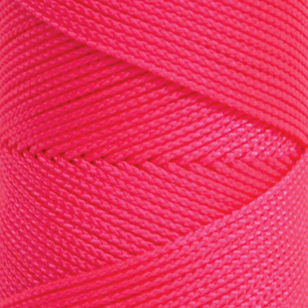 Fluorescent Pink Braided Mason's Line - 250 Ft. Tube BC333T