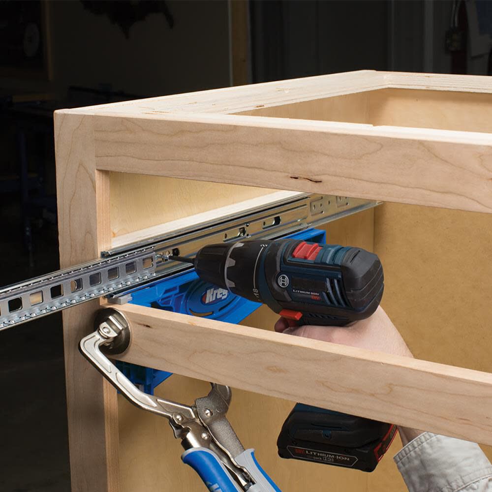 Drawer Slide Jig - Accurate Slide Positioning with Built-in Indexing Tabs KHI-SLIDE