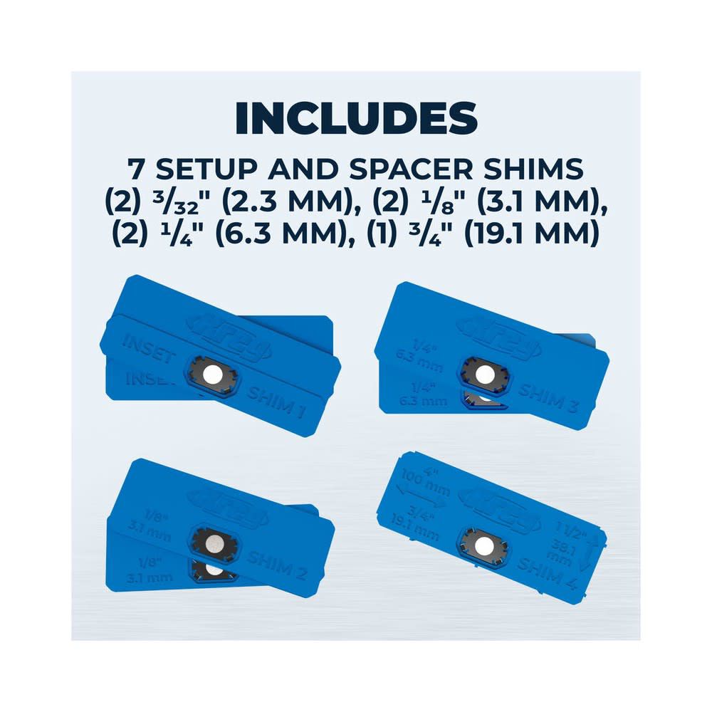 Durable Plastic Polymer Setup and Spacer Shims KCS-SHIMS