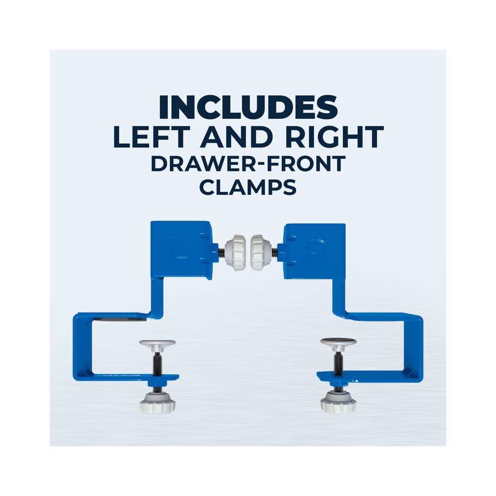 Heavy-Duty Steel Drawer Front Mounting Jig KCS-DFMT