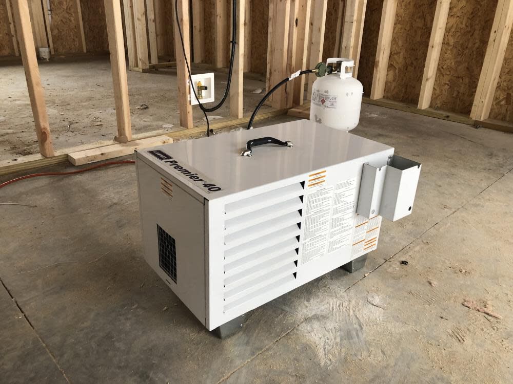 Premier 40 EnClosed Abrasive Grain Coat Flame Portable Heater LP PREMIER 40