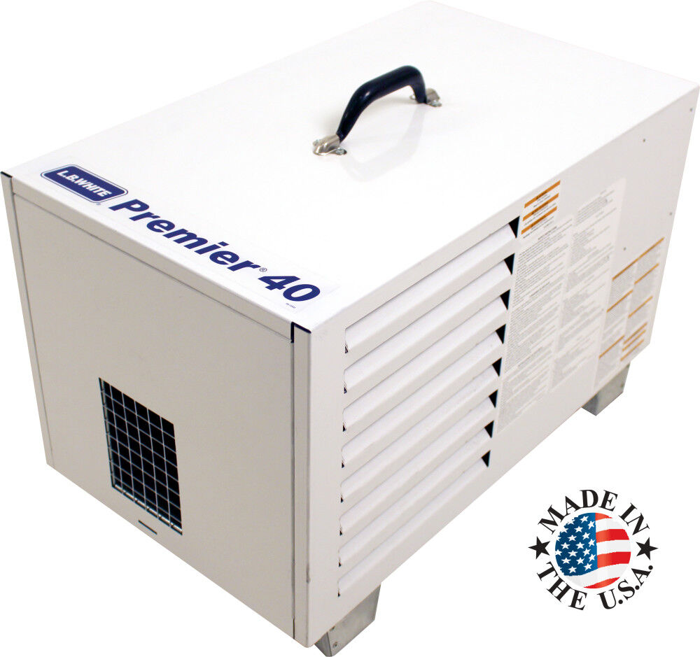 Premier 40 EnClosed Abrasive Grain Coat Flame Portable Heater LP PREMIER 40