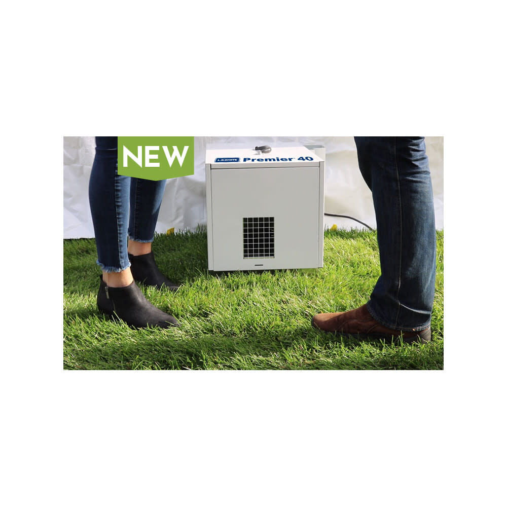 Premier 40 EnClosed Abrasive Grain Coat Flame Portable Heater LP PREMIER 40